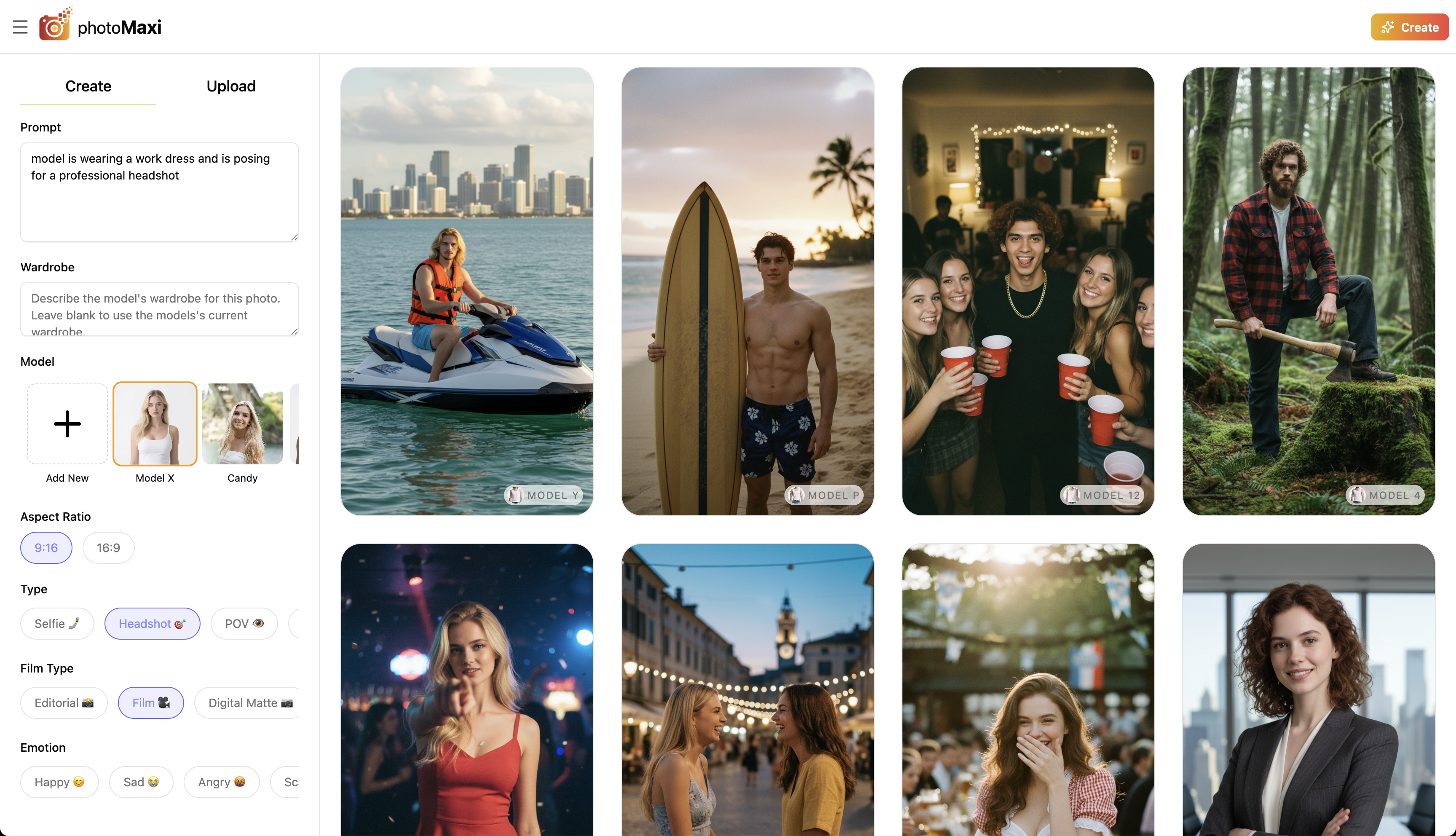 Cinematic wide-format example